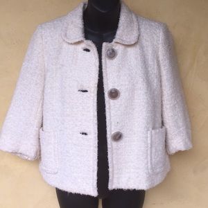 J. Crew off white jacket